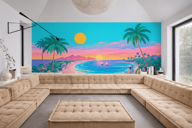 Sunset Shorescape