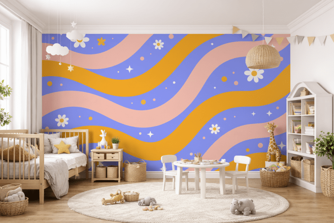 Wave Dappled Mural
