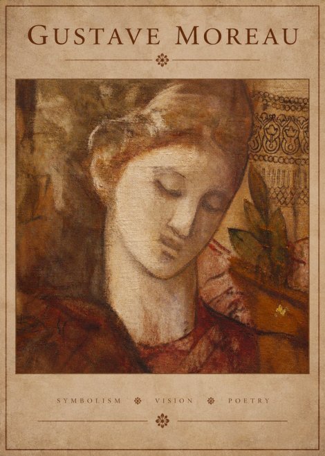 Gustave Moreau Female Head Study No3 - Plakat