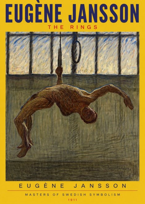 Eugène Jansson The Rings No2 - Plakat