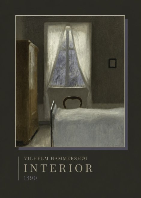 Vilhelm Hammershøi Interior I No4 - Plakat