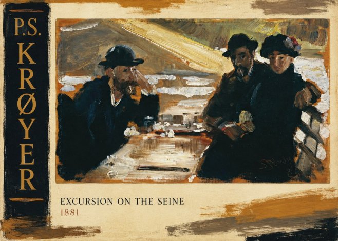P.S. Krøyer Excursion on the Seine No5 - Plakat