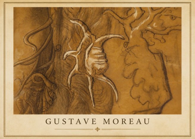 Gustave Moreau Mystical Shell Study No1 - Plakat