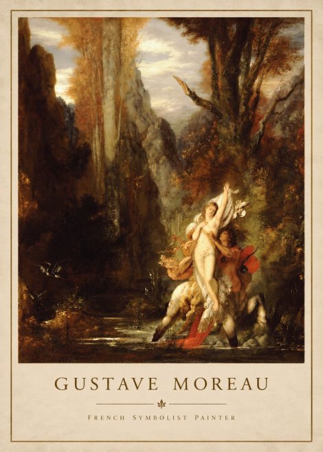 Gustave Moreau Jupiter and Semele I No5 - Plakat