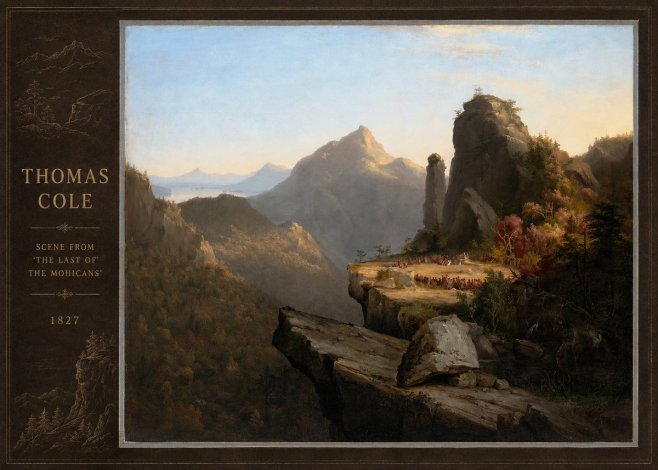 Thomas Cole Scene from 'the Last of the Mohicans' No2 - Plakat