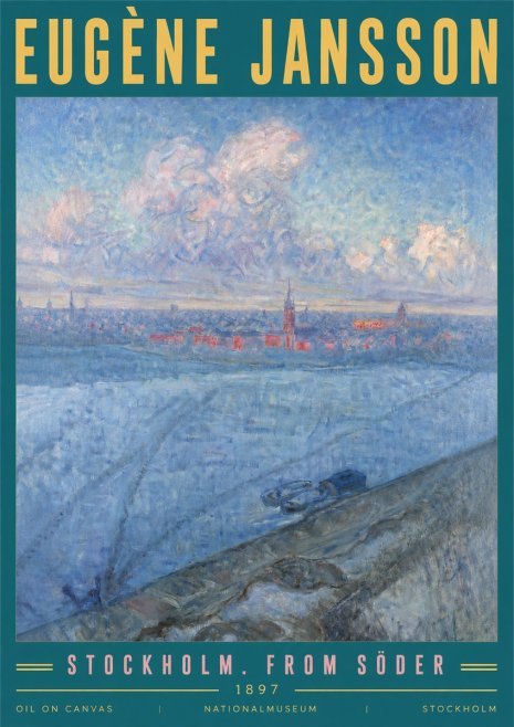 Eugène Jansson Stockholm. from Söder No5 - Plakat