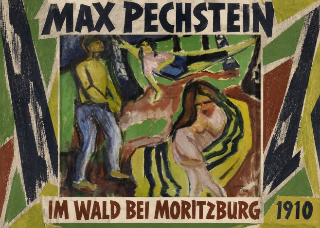 Max Pechstein Im Wald Bei Moritzburg No1 - Plakat