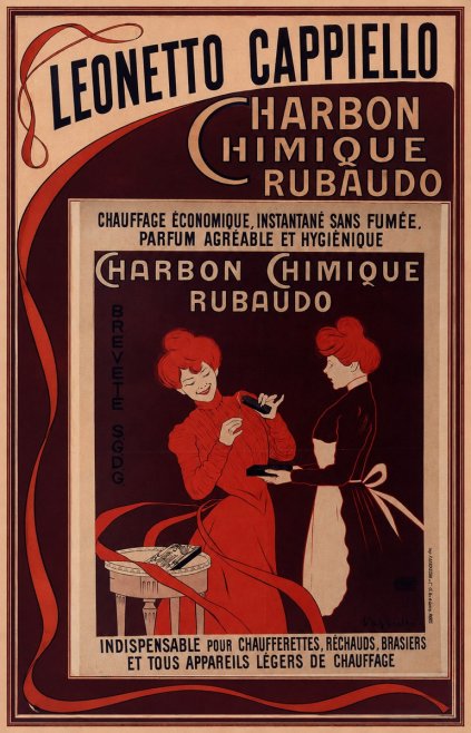 Leonetto Cappiello Charbon Chimique Rubaudo No1 - Plakat