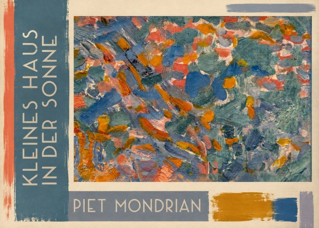 Piet Mondrian Kleines Haus in Der Sonne I No2 - Plakat