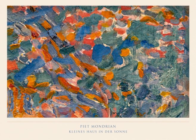 Piet Mondrian Kleines Haus in Der Sonne I No6 - Plakat