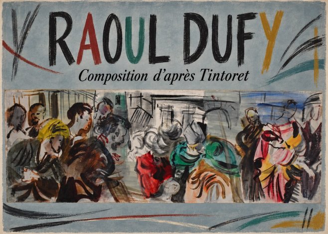 Raoul Dufy Composition D'après Tintoret No3 - Plakat