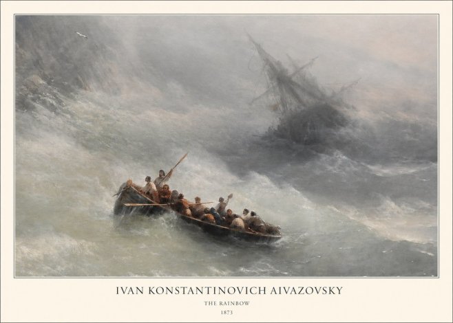 Ivan Konstantinovich Aivazovsky The Rainbow No1 - Plakat