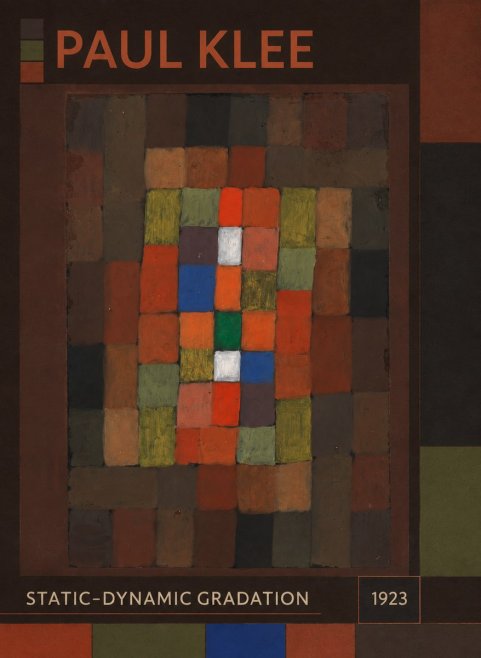 Paul Klee Static-dynamic Gradation No1 - Plakat