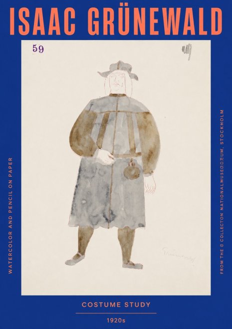 Isaac Grünewald Costume Study I No2 - Plakat
