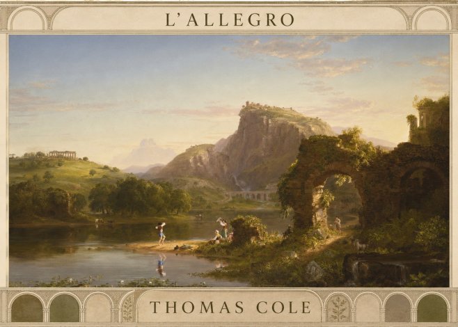 Thomas Cole L'allegro No4 - Plakat