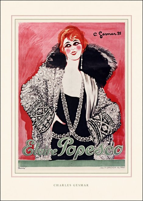 Charles Gesmar Elvire Popesco I No4 - Plakat