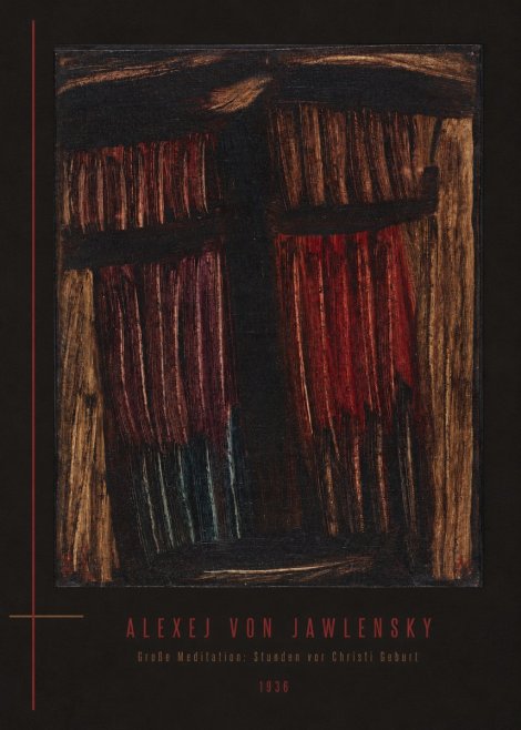 Alexej von Jawlensky Große Meditation: Stunden Vor Christi Geburt No4 - Plakat