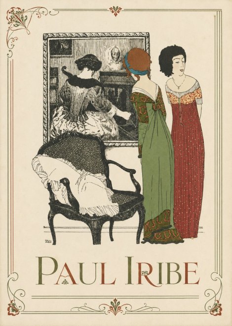Paul Iribe Elegant Interior Scene No1 - Plakat