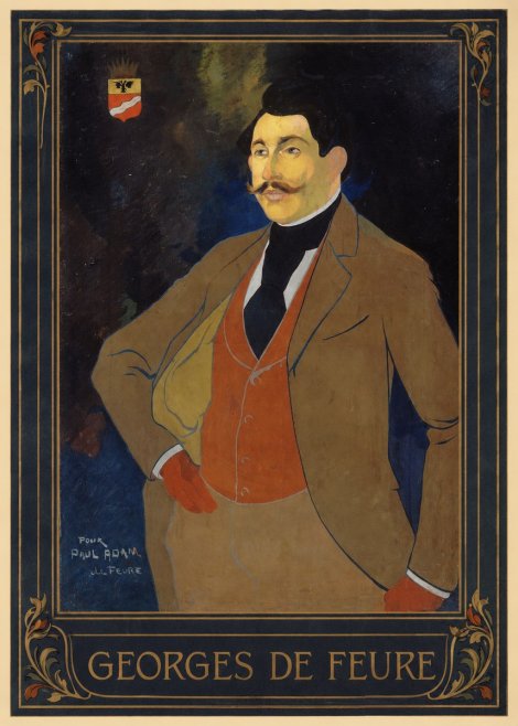 Georges de Feure Portrait De Paul Adam No3 - Plakat