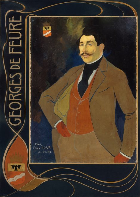 Georges de Feure Portrait De Paul Adam No5 - Plakat