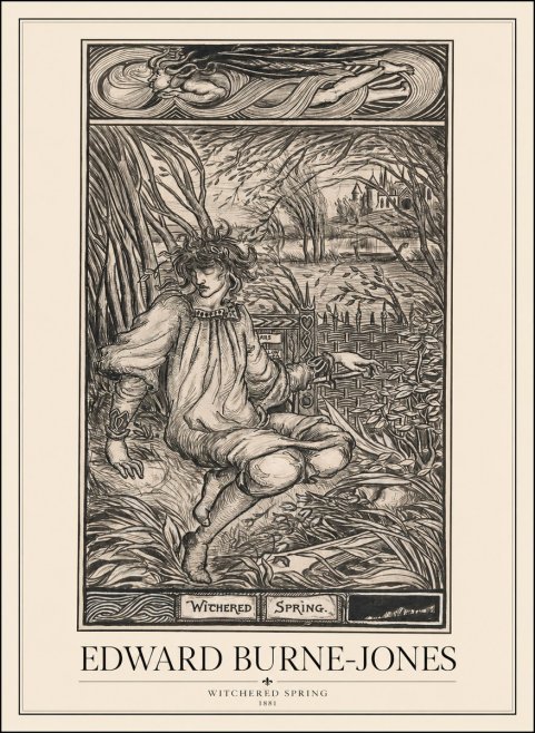 Edward Burne-Jones Withered Spring No1 - Plakat