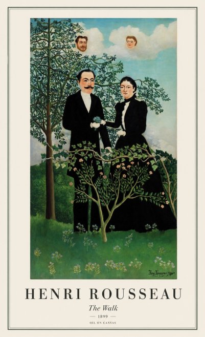 Rousseau The Walk No1 - Plakat