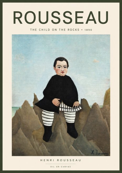 Rousseau Portrait of a Boy No2 - Plakat
