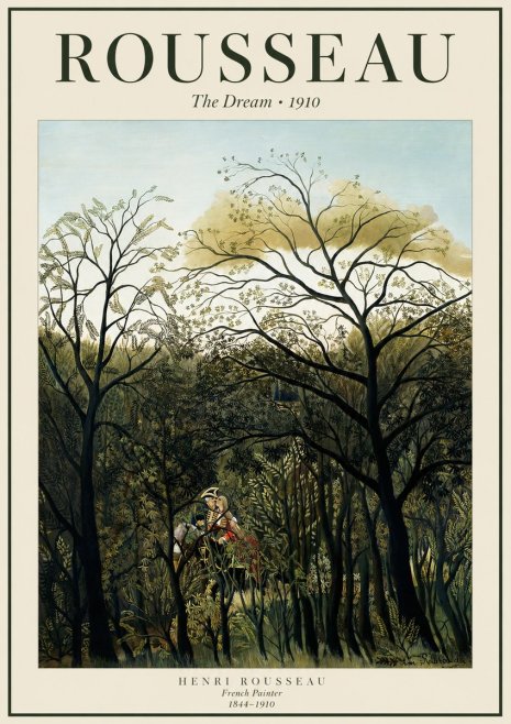 Rousseau The Dream No1 - Plakat