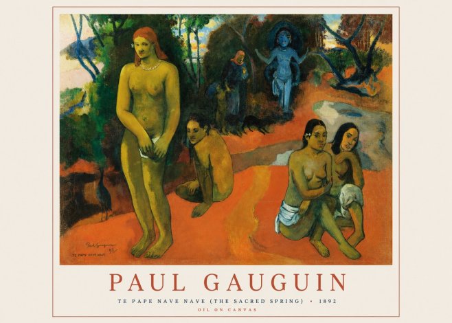 Paul Gauguin Te Pape Nave Nave (the Sacred Spring) No1 - Plakat