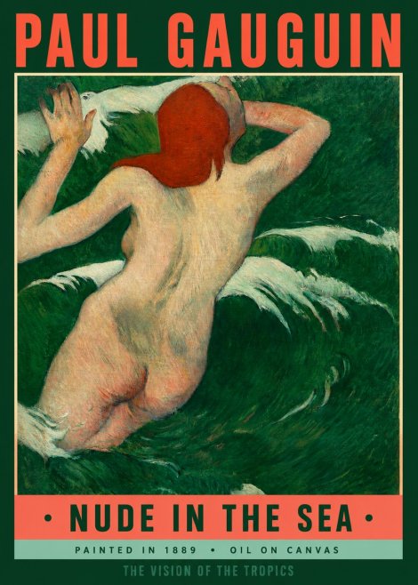 Paul Gauguin Nude in the Sea No2 - Plakat
