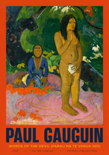 Paul Gauguin Words of the Devil No2 - Plakat