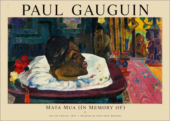 Paul Gauguin Mata Mua (in Memory Of) No1 - Plakat