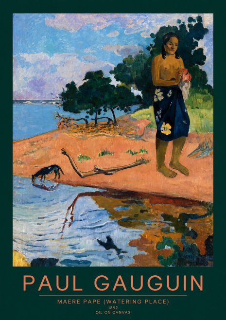 Paul Gauguin Maere Pape (Watering Place) No2 - Plakat