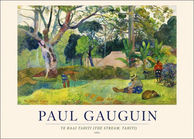 Paul Gauguin Te Ra'ai Rahi (the Great Pond) No2 - Plakat