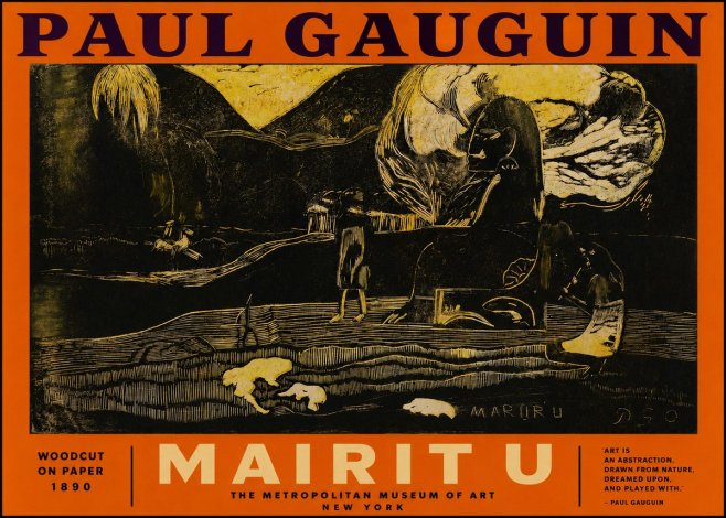 Paul Gauguin Mairit U No2 - Plakat