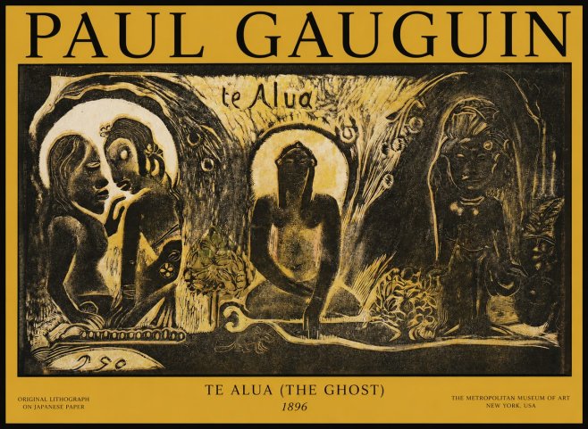 Paul Gauguin Te Alua (the Ghost) No1 - Plakat