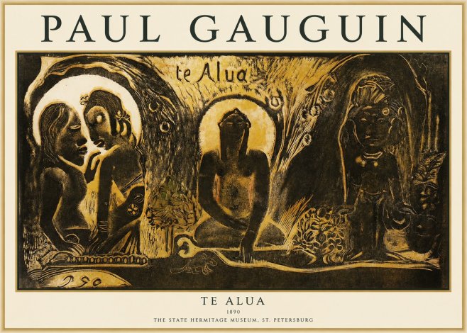 Paul Gauguin Te Alua (the Ghost) No6 - Plakat