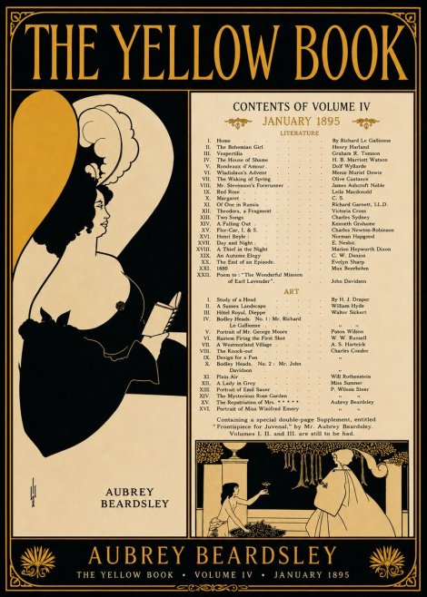 Aubrey Beardsley The Yellow Book II No3 - Plakat