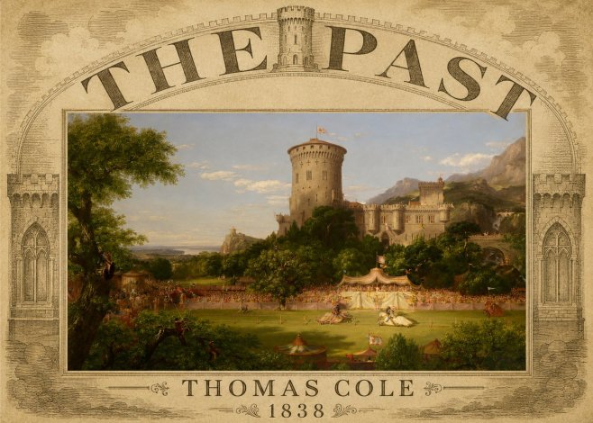 Thomas Cole The Past No3 - Plakat