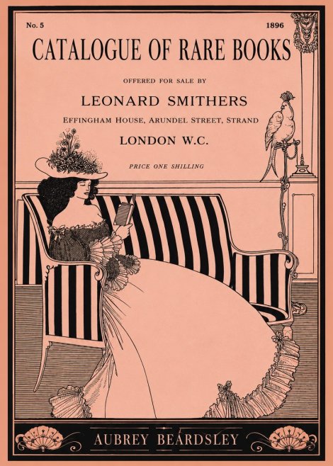 Aubrey Beardsley Catalogue of Rare Books No1 - Plakat