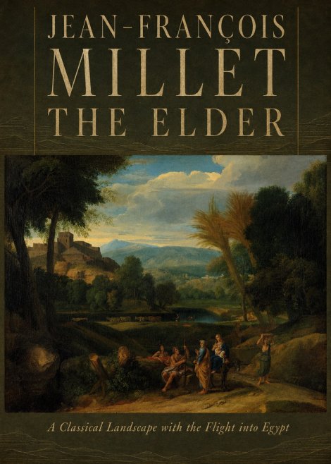Jean-François Millet A Classical Landscape with the Flight into Egypt No6 - Plakat