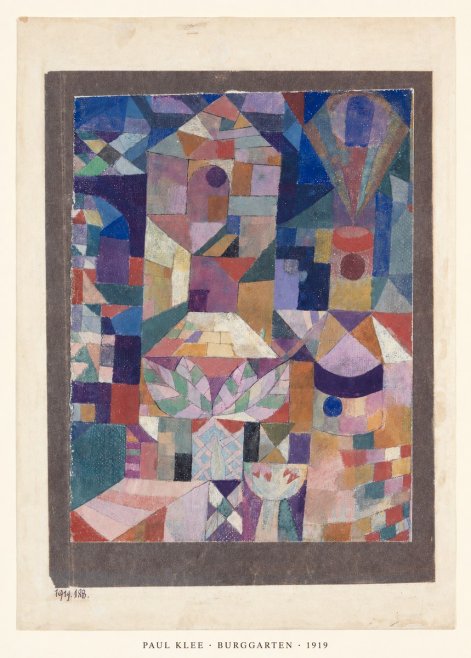 Paul Klee Burggarten No6 - Plakat