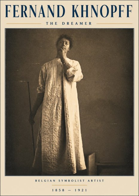 Fernand Khnopff The Dreamer No3 - Plakat