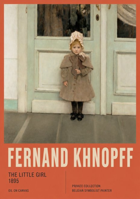 Fernand Khnopff The Little Girl No2 - Plakat