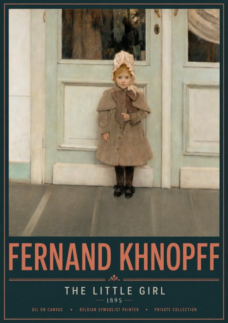 Fernand Khnopff The Little Girl No4 - Plakat