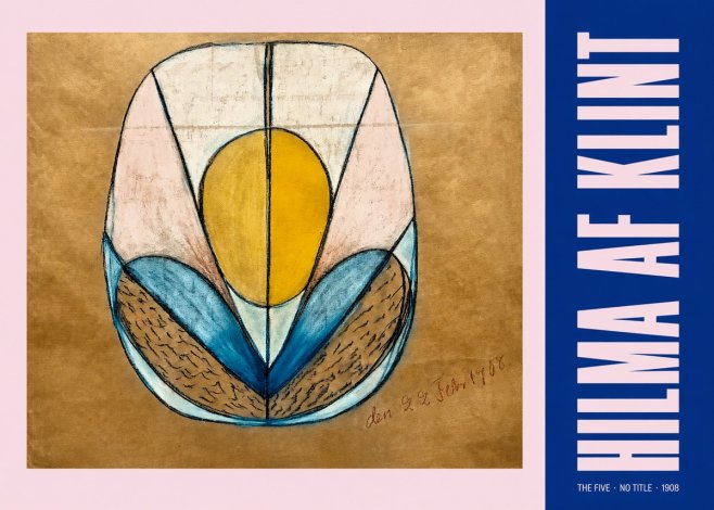 Hilma af Klint The Five - No Title No2 - Plakat