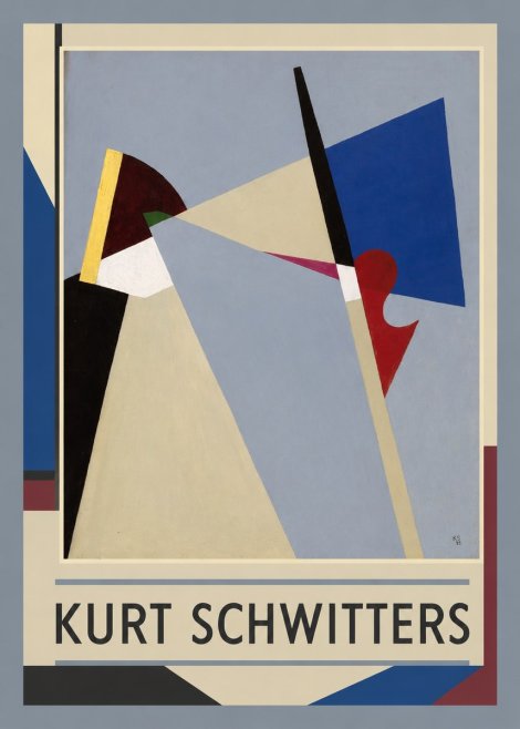 Kurt Schwitters Abstract Composition No1 - Plakat