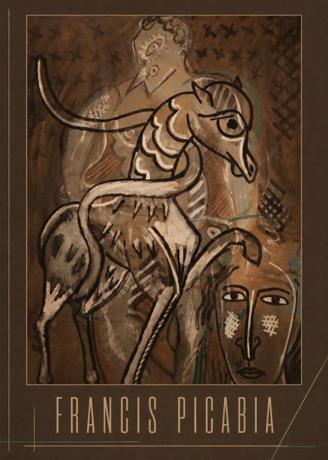 Francis Picabia Stylized Figures and Horse No2 - Plakat