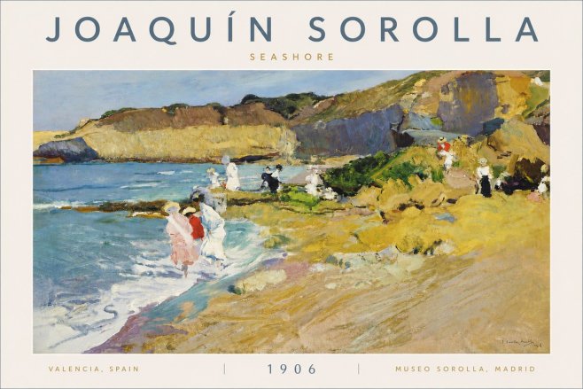 Sorolla Seashore No4 - Plakat