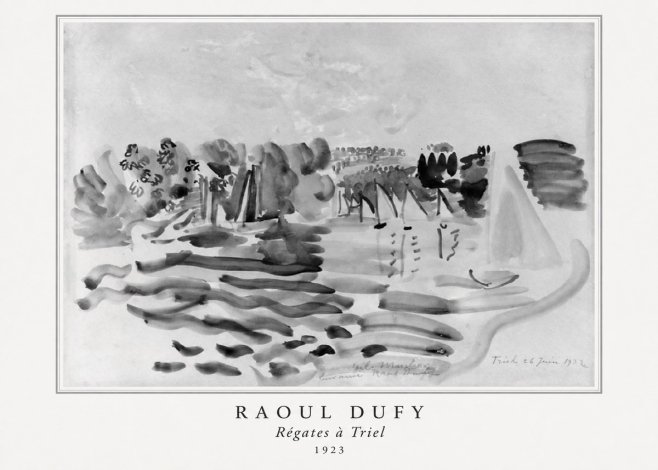 Raoul Dufy Régates À Triel No5 - Plakat